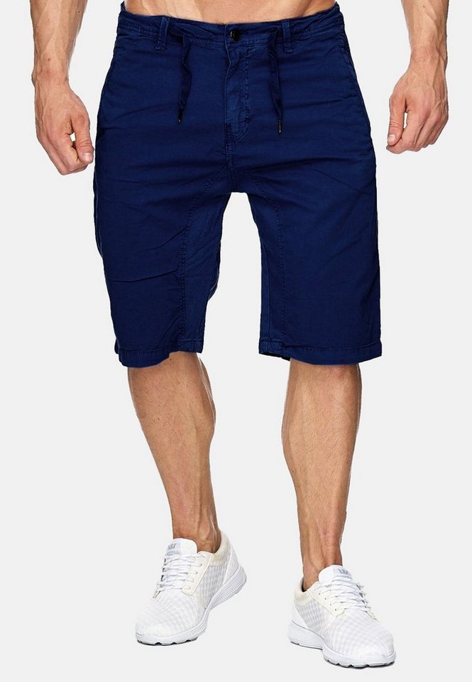 Max Men Chinoshorts Bermuda Shorts Stretch 3/4 Chino Hose H1929 (1-tlg) 1929 in Dunkelblau von Max Men