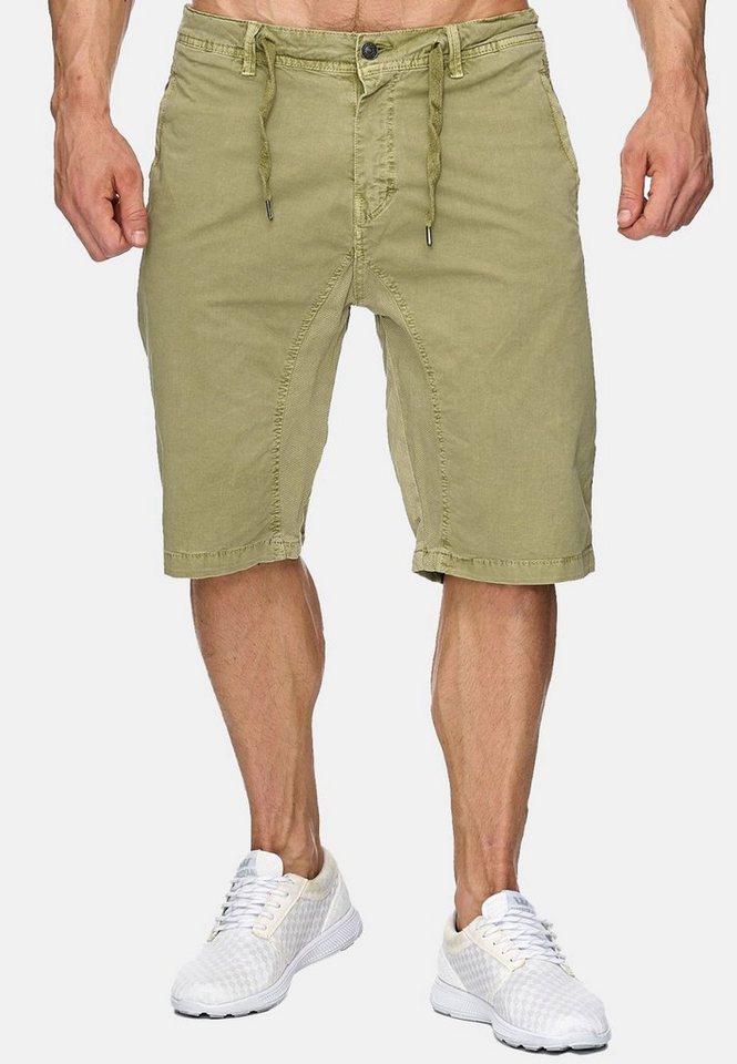 Max Men Chinoshorts Bermuda Shorts Stretch 3/4 Chino Hose H1929 (1-tlg) 1929 in Grün von Max Men