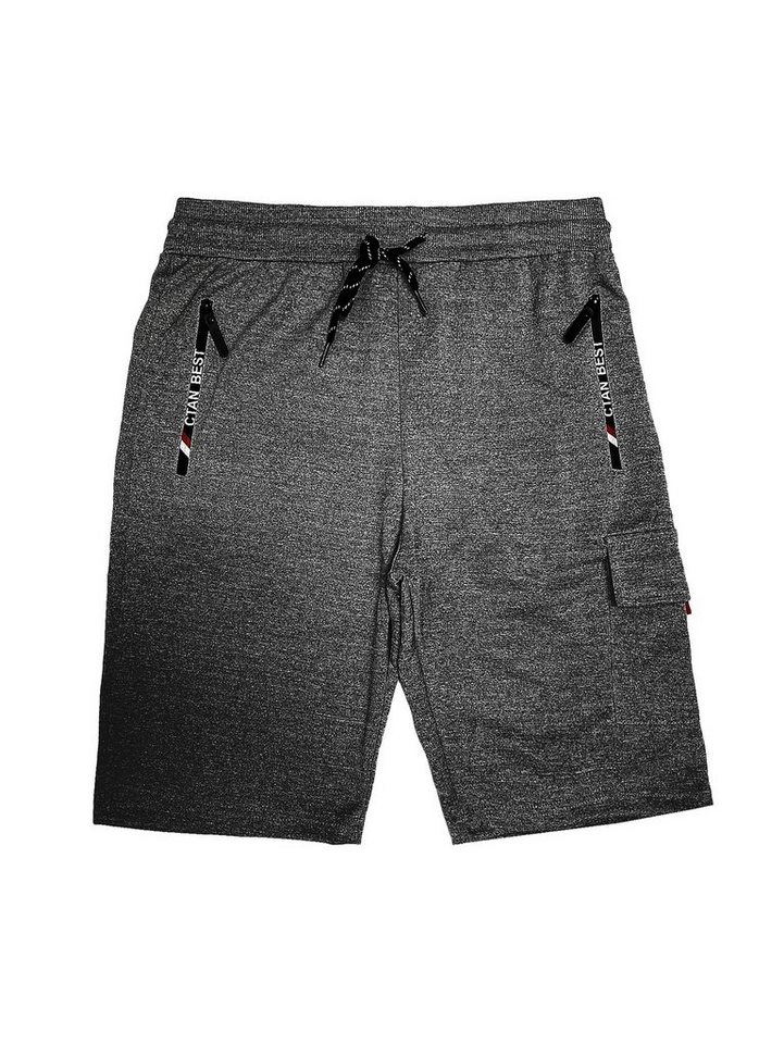 Max Men Sweatshorts Trainings Schorts mit Cargo Tasche Kurze Sport Hose 5862 in Dunkelgrau von Max Men