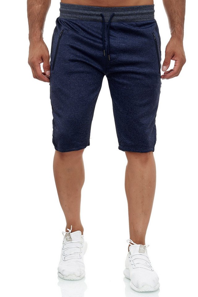 Max Men Sweatshorts Jogging Aktiv Sweat Pants Zip Taschen Sporthose (1-tlg) ED - FREELAX von Max Men