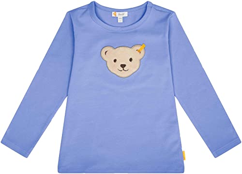 Max und Mia Steiff Jungen Langarmshirt mit Quietsche Bär Squeezer (110, Della Robia) von Max und Mia