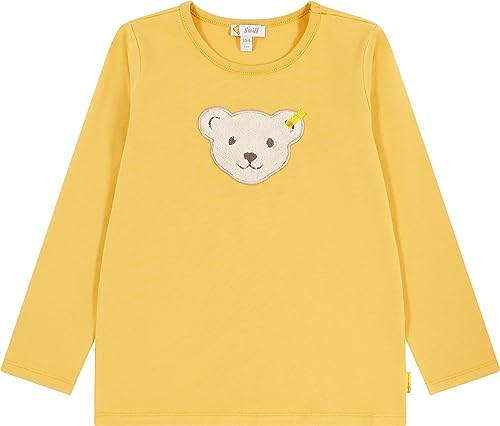 Max und Mia Steiff Langarmshirt Quietsch Bär Squeezer (110, Ochre) von Max und Mia