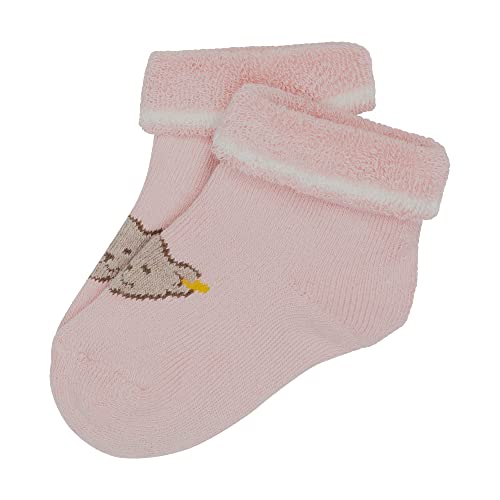 Steiff Baby Vollfrottee Socken in Geschenkschachtel von Steiff 31022 (15-16 (2-6 Monate), Silver Pink) von Max und Mia