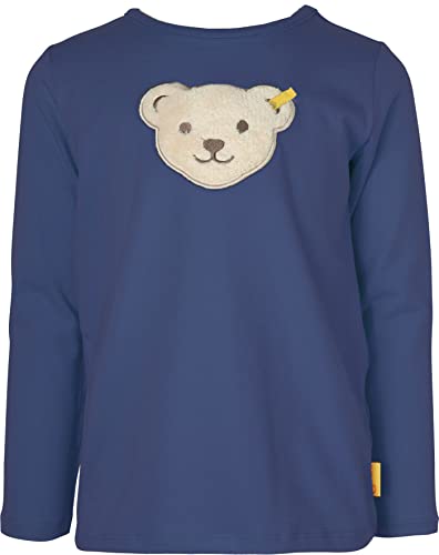 Steiff Kinder Langarmshirt mit Quietsche Bär Squeezer (Moonlight Blue, 116) von Max und Mia