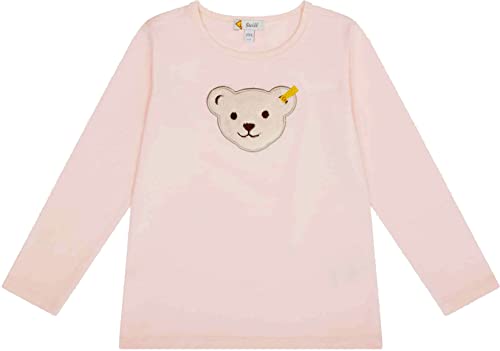 Steiff Mädchen Langarmshirt Quietsch Bär Squeezer (104, Seashell Pink) von Max und Mia