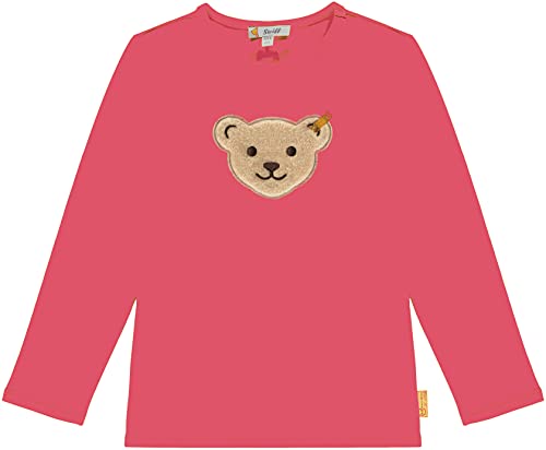 Steiff Mädchen Langarmshirt Quietsch Bär Squeezer (116, Claret Red) von Max und Mia