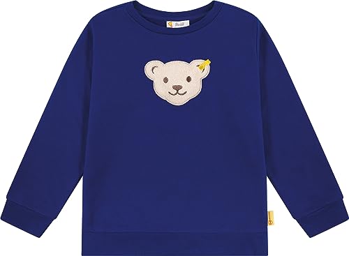 Steiff Sweatshirt mit Quietsche Bär Squeezer (Sodalite Blue, 110) von Max und Mia