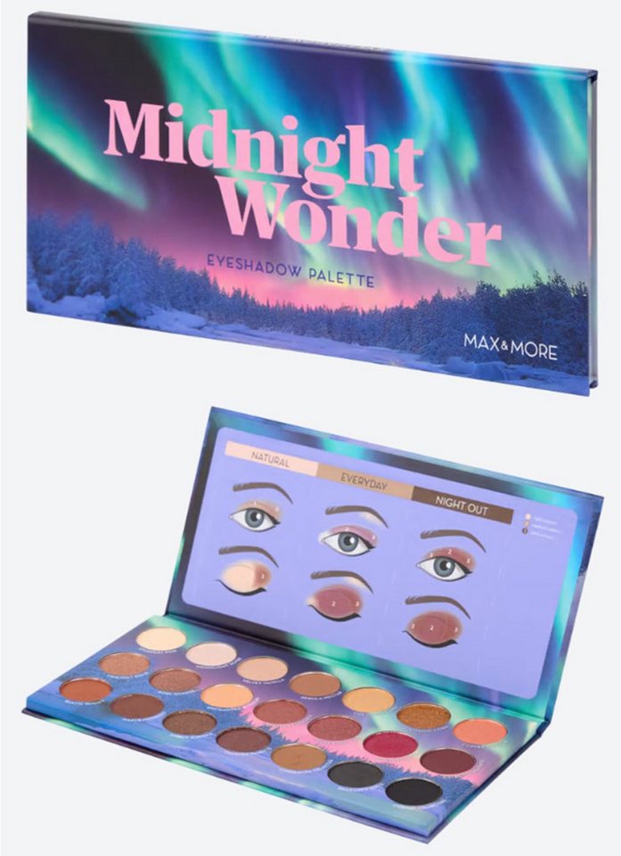 Max & More Lidschatten-Palette Lidschattenpalette von Max & More