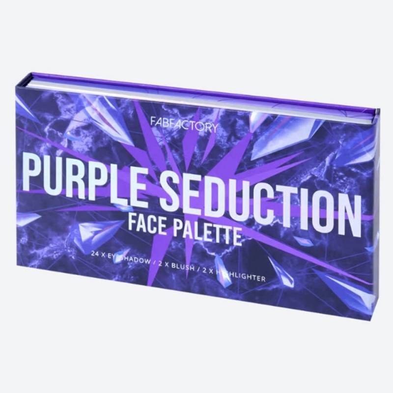 Max & More Schmink-Set FAB Factory Make-up-Palette 28 Stück Glow Purple Seduction, 28-tlg. von Max & More