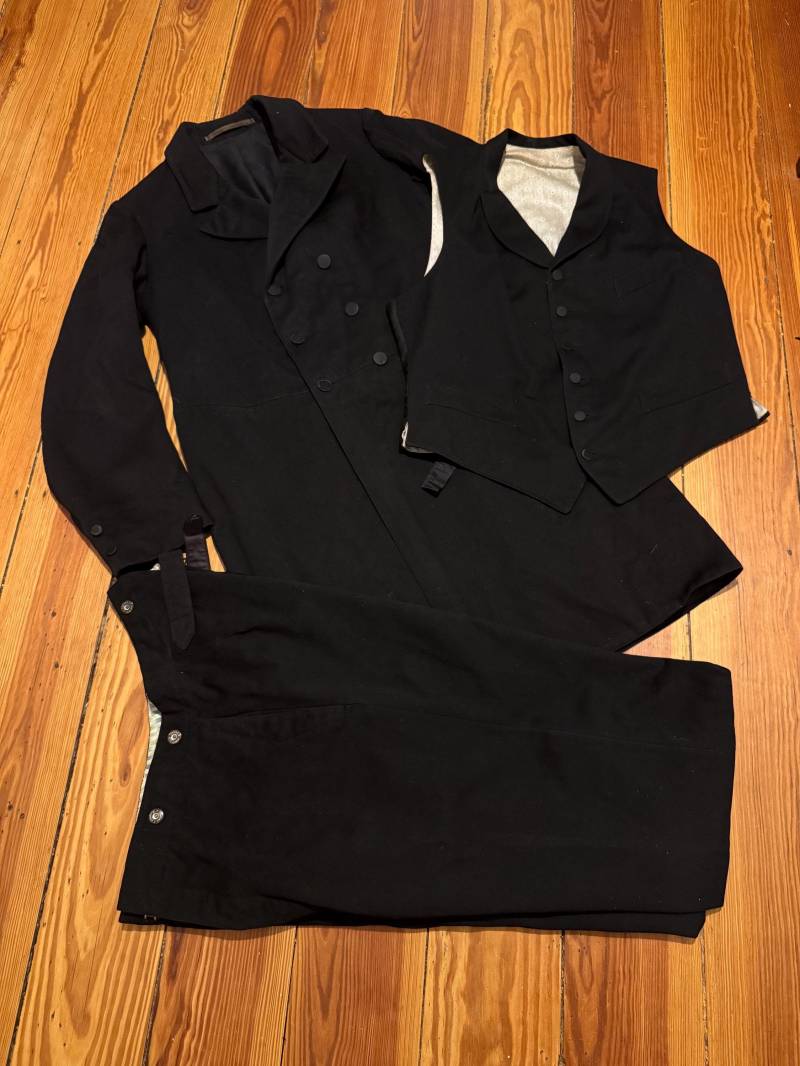 3 Piece Victorian/Edwardian - Frock Coat With Waistcoat & Trousers 1900S 1910S von MaxErlerLeipzig