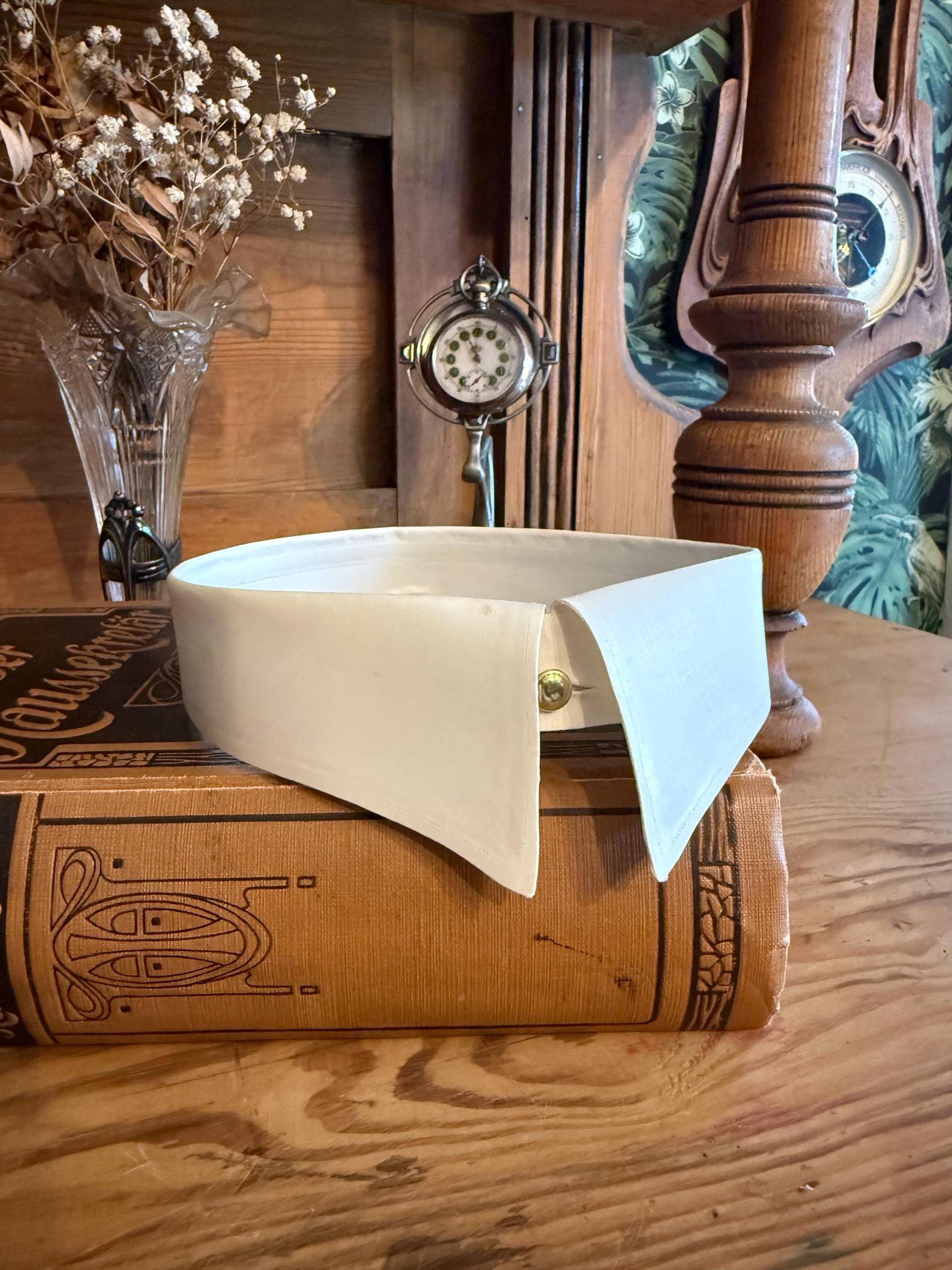 Edwardian - Detachable Spearpoint Collar 1910S/1920S 1930S Eu39 Uk15, 5 von MaxErlerLeipzig