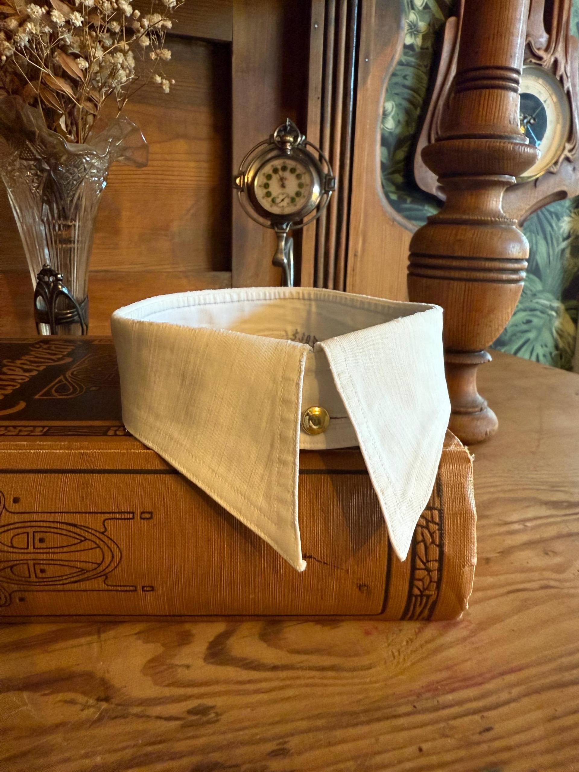 Edwardian - Detachable Spearpoint Collar 1910S/1920S 1930S Eu39 Uk15, 5 von MaxErlerLeipzig