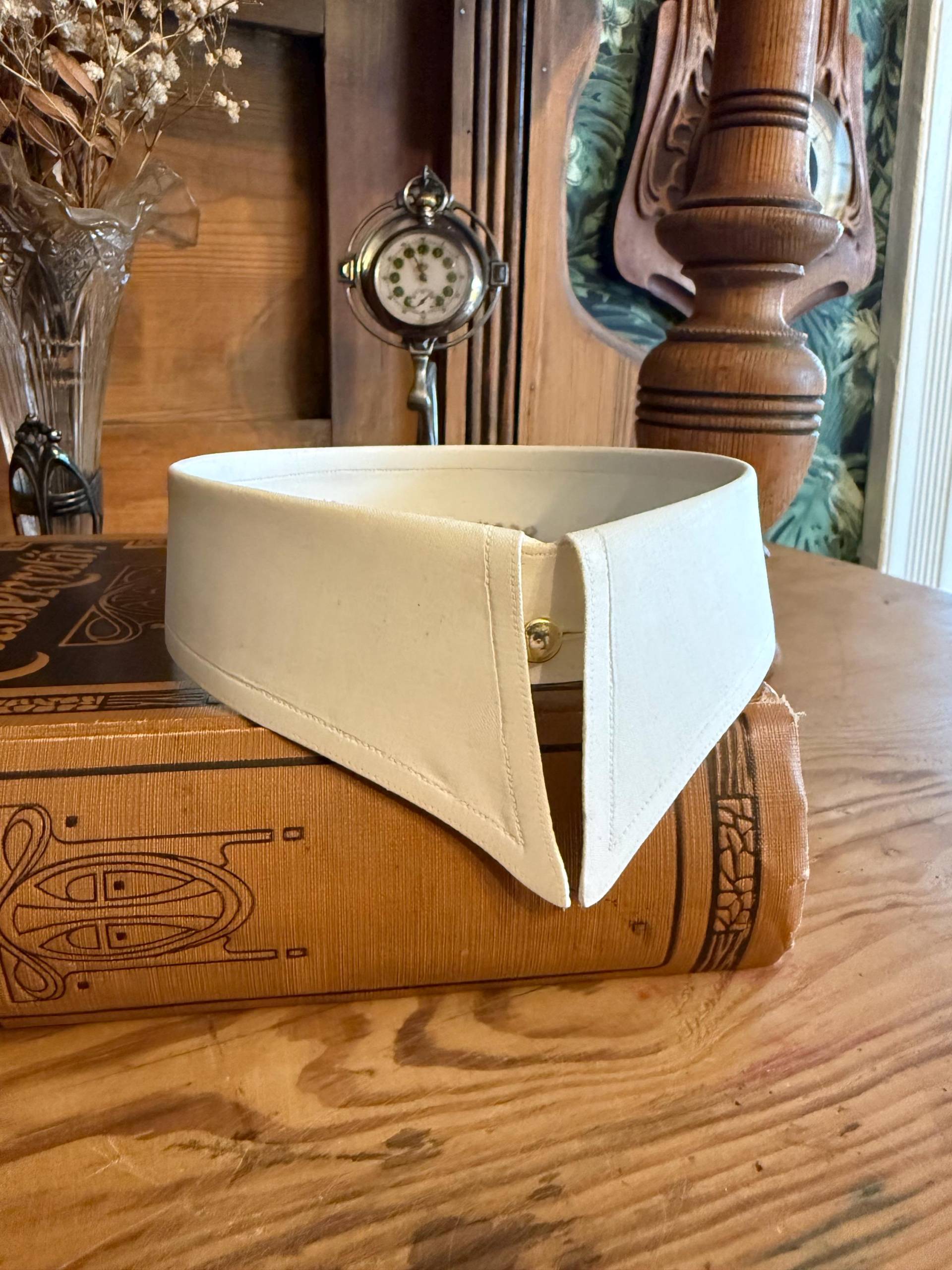 Edwardian - Detachable Spearpoint Collar 1910S/1920S 1930S Eu39 Uk15, 5 von MaxErlerLeipzig