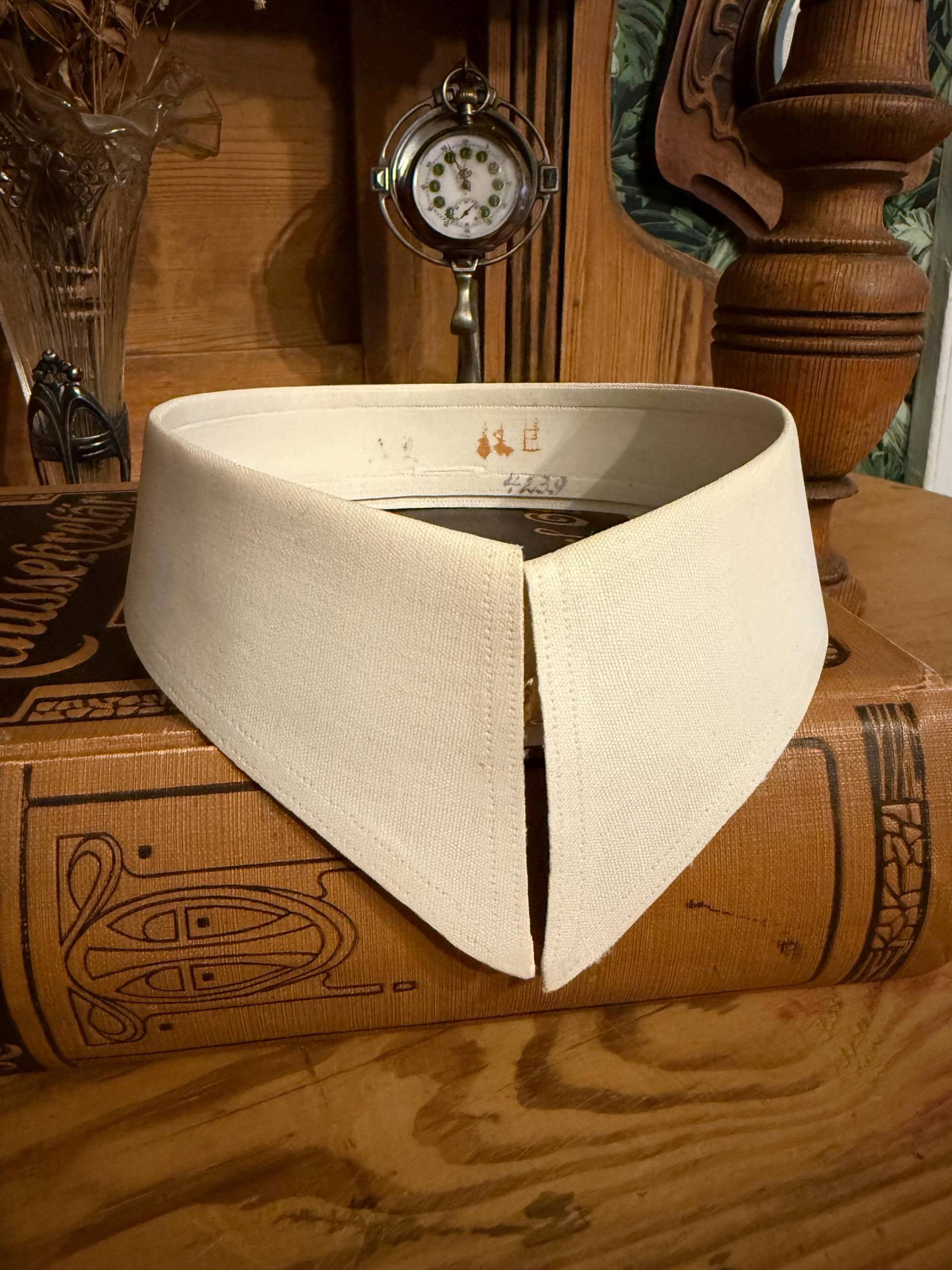 Edwardian - Detachable Spearpoint Collar 1910S/1920S 1930S Eu40 Uk15, 75 von MaxErlerLeipzig