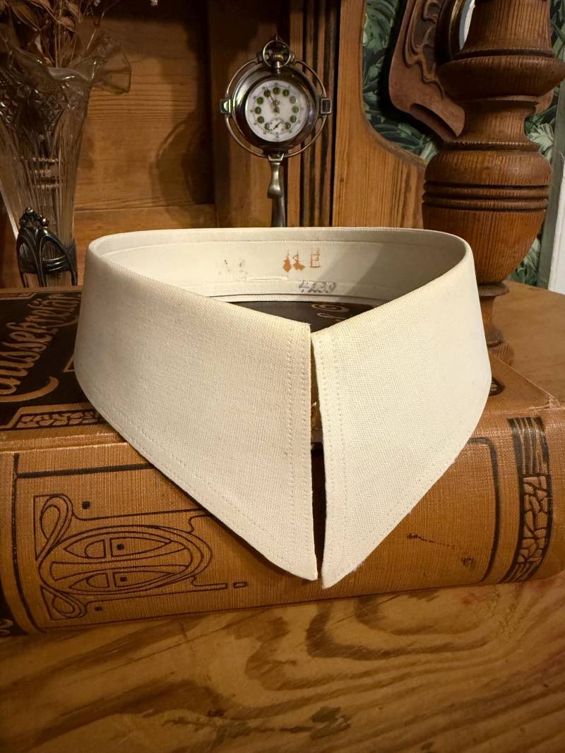 Edwardian - Detachable Spearpoint Collar 1910S/1920S 1930S Eu40 Uk15, 75 von MaxErlerLeipzig