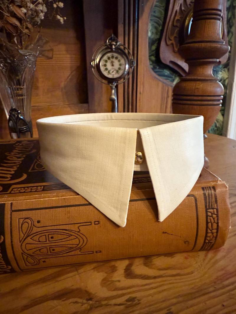 Edwardian - Detachable Spearpoint Collar 1910S/1920S 1930S Eu41 Uk16 von MaxErlerLeipzig