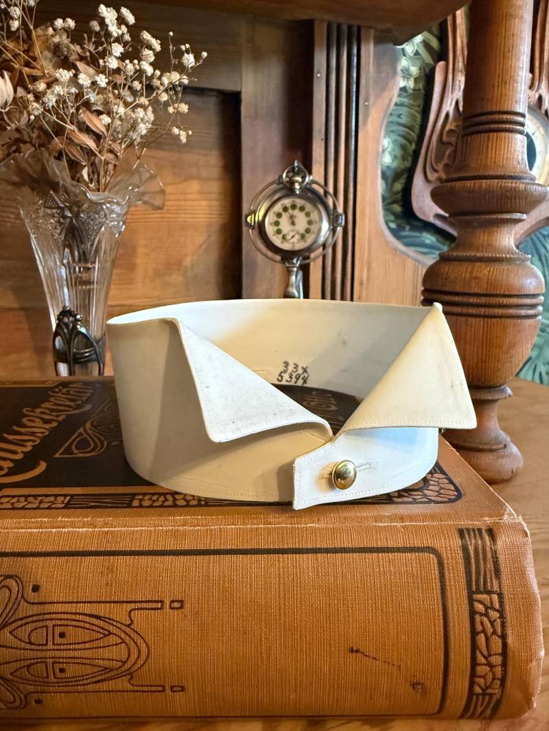 Victorian/Edwardian - Detachable Wing Tip Collar 1900S 1910S Eu38 Uk15 von MaxErlerLeipzig