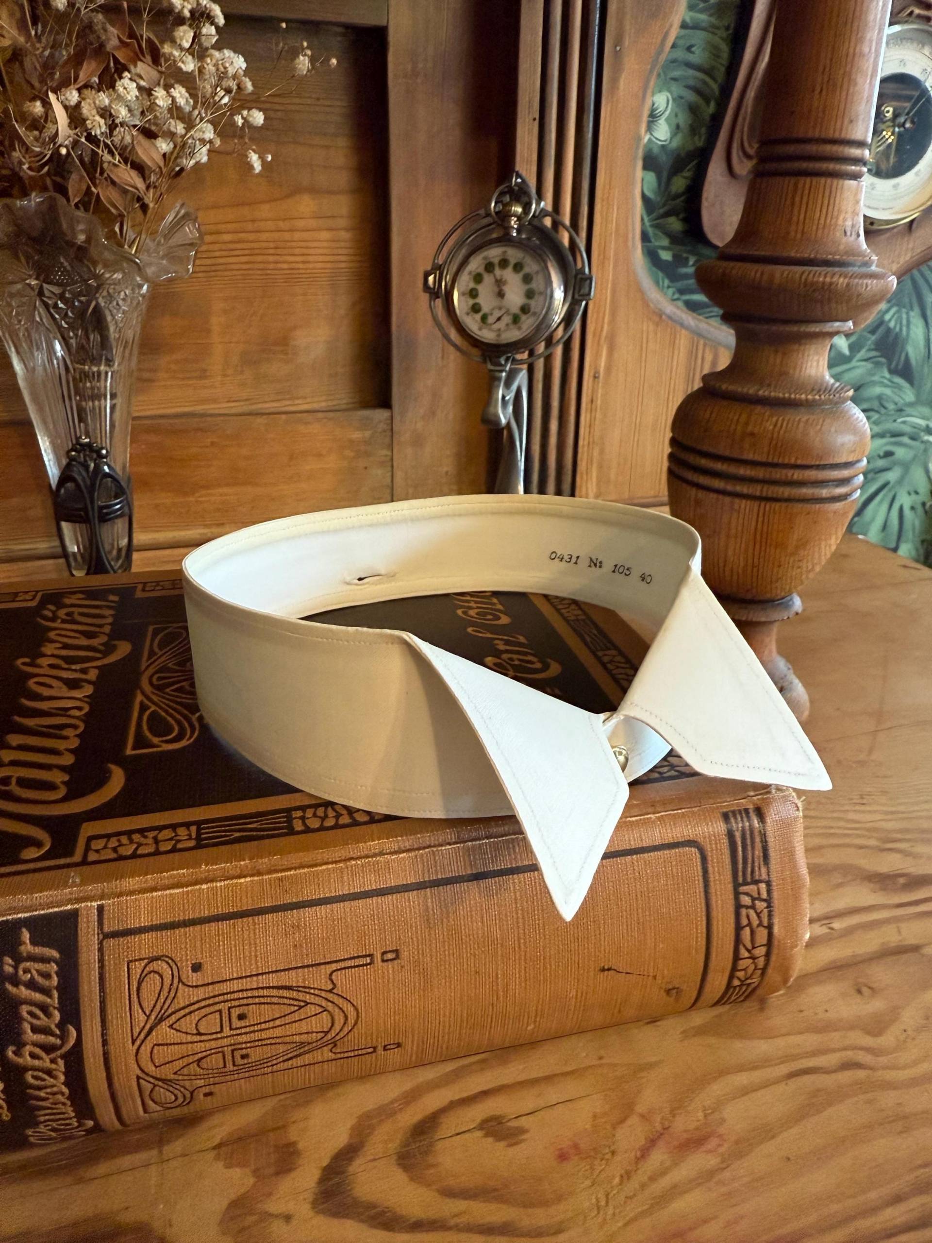 Victorian/Edwardian - Detachable Wing Tip Collar 1900S 1910S Eu40 Uk15, 75 Victorian/Edwardian - Detachable Wing Tip Collar 1900S 1910S Eu40 Uk15, 75 von MaxErlerLeipzig