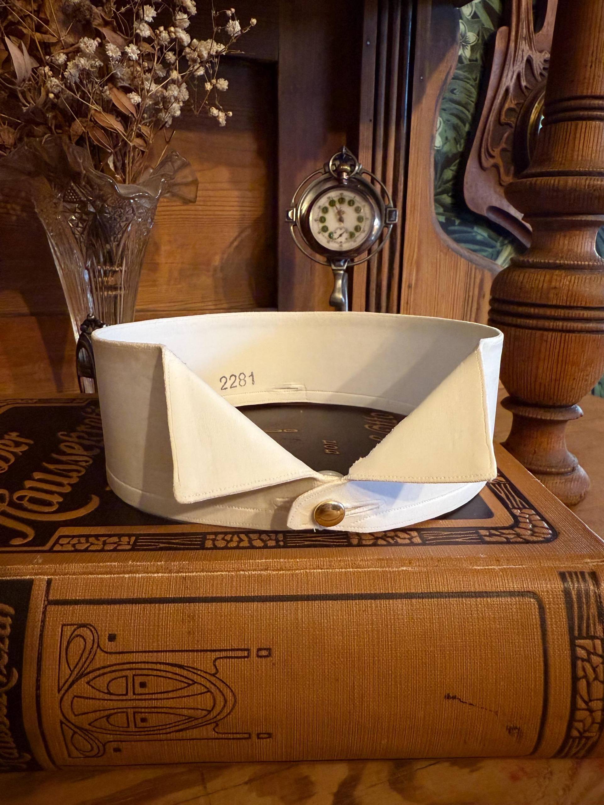 Victorian/Edwardian - Detachable Wing Tip Collar 1900S 1910S Eu41 Uk16 von MaxErlerLeipzig