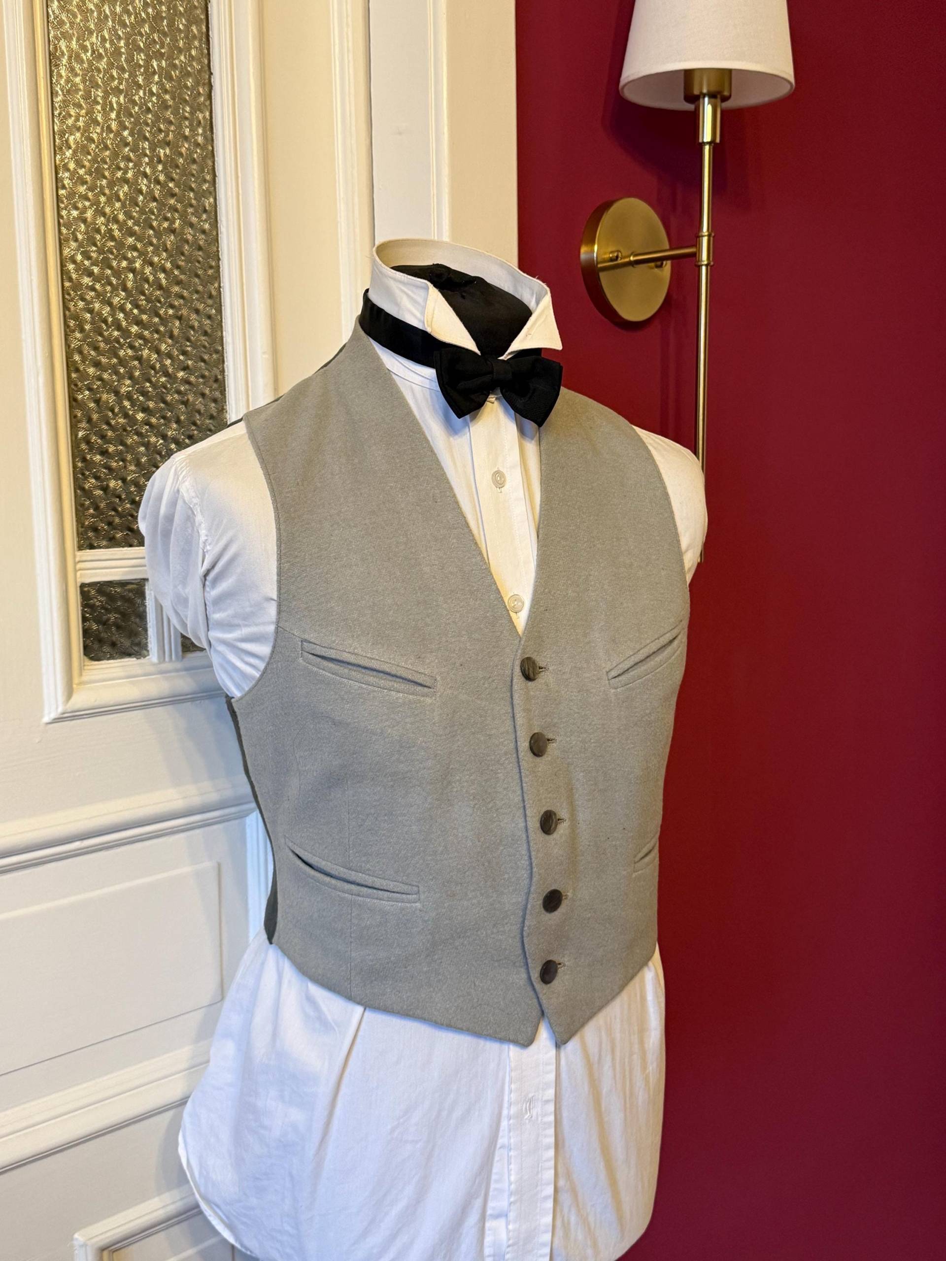 Victorian/Edwardian - Grey Waistcoat Vest 1910S 1920S von MaxErlerLeipzig