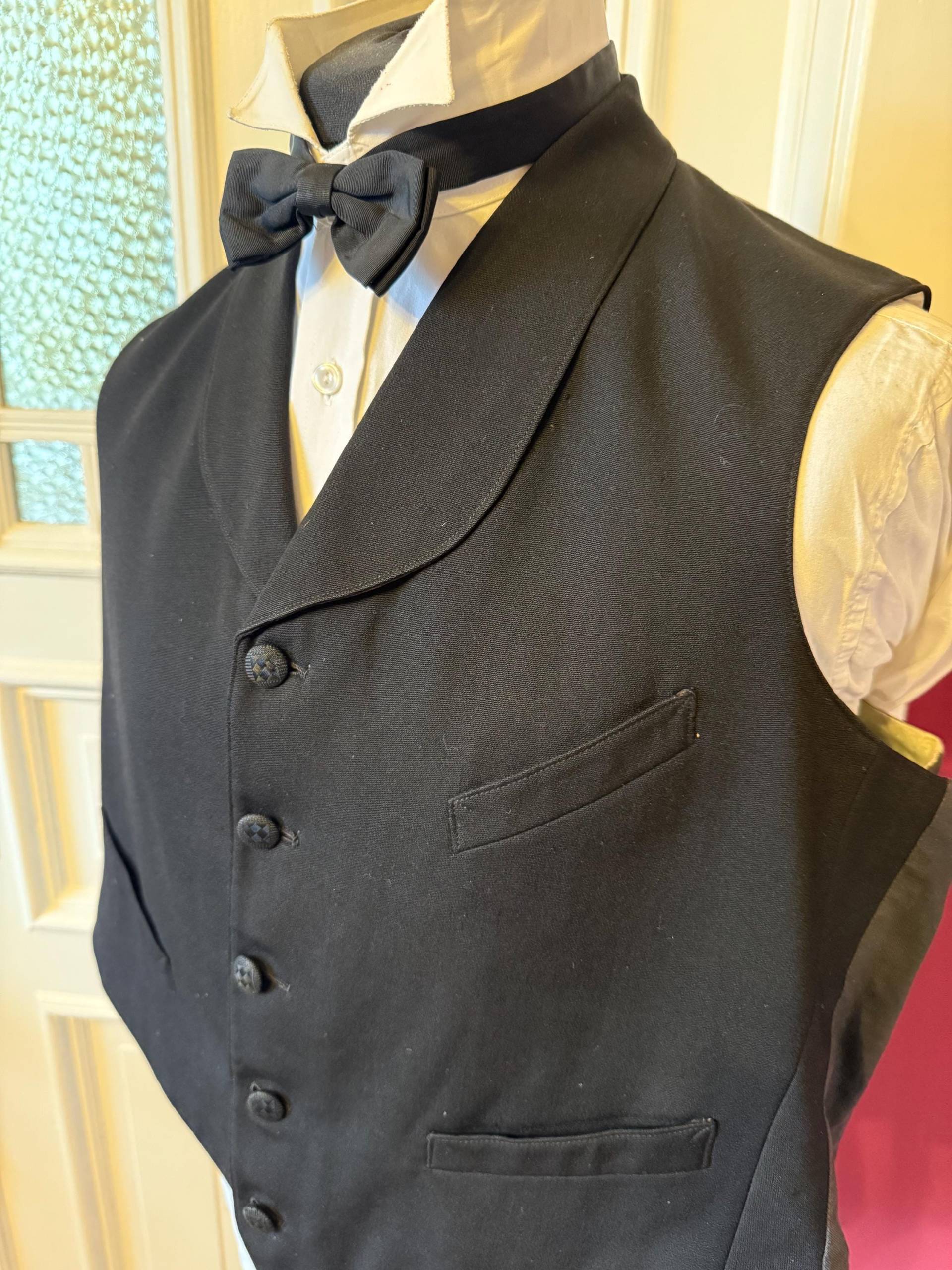 Victorian/Edwardian - Waistcoat Vest 1900S 1910S Big Size von MaxErlerLeipzig