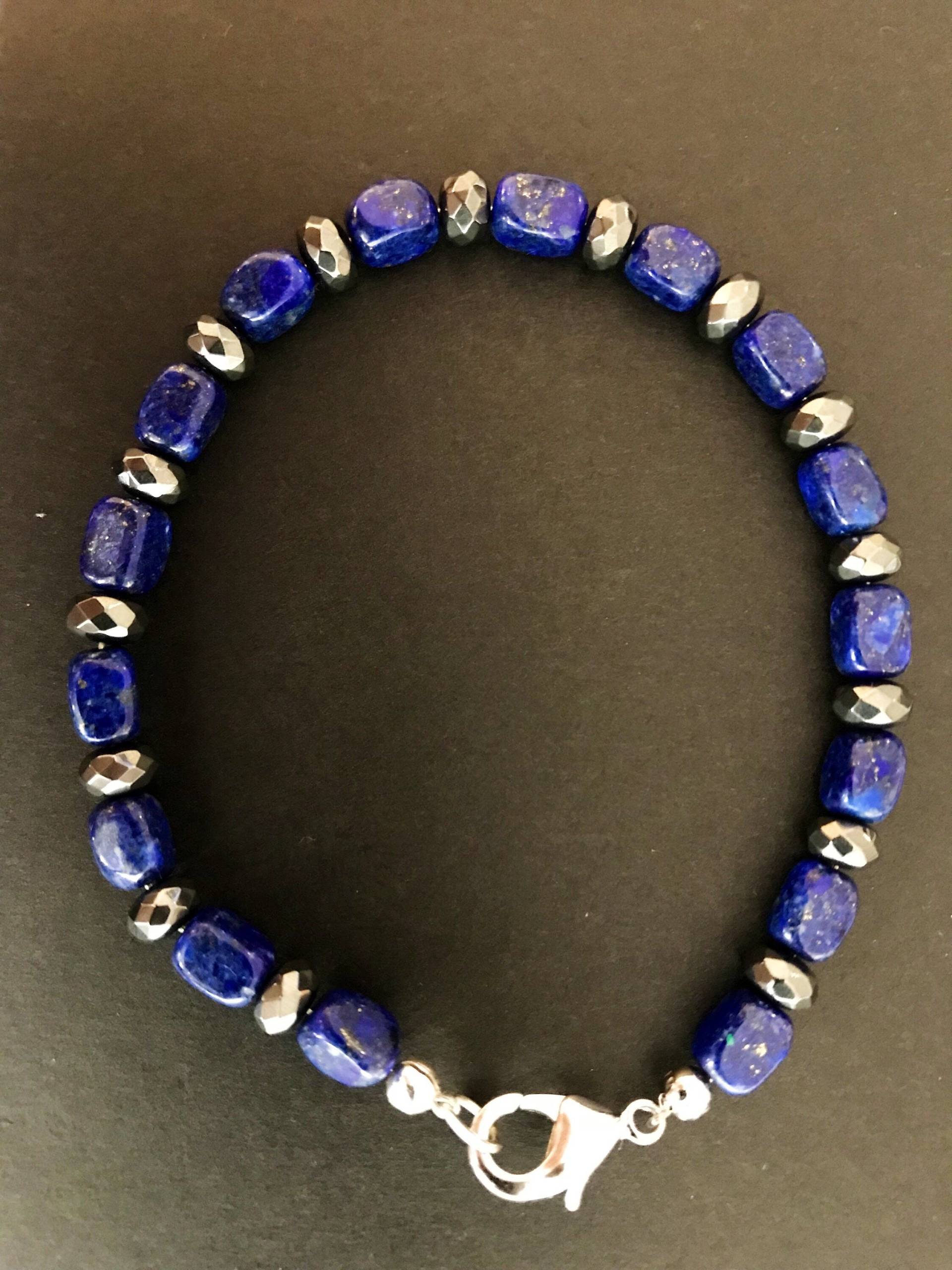 Lapislazuli Und Hämatit Armband Lapislazuli Und Hämatit Armband von MaxGems