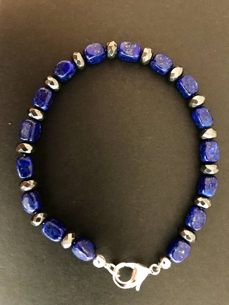 Lapislazuli Und Hämatit Armband Lapislazuli Und Hämatit Armband von MaxGems