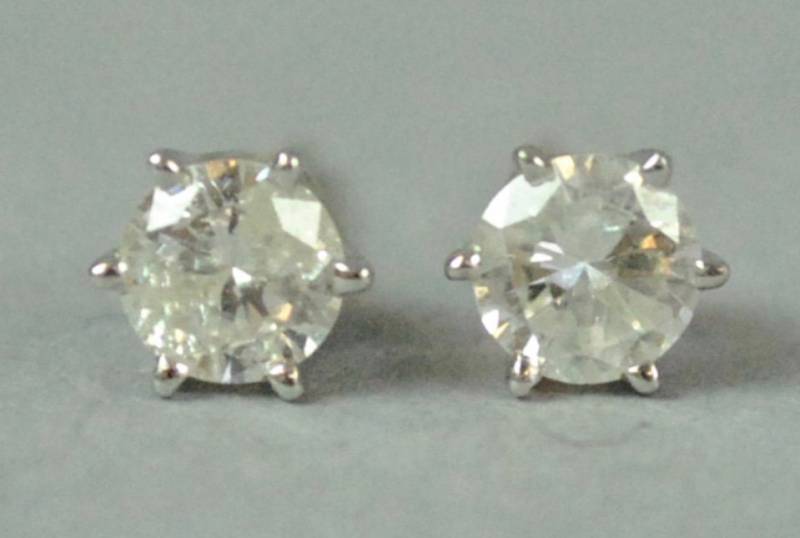 Weißgold 14K Diamant Ohrstecker, 0, 50 Ctw Weißgold 14K Diamant Ohrstecker, 0, 50 Ctw von MaxInvaluables