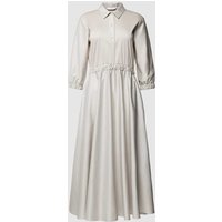 MaxMara Leisure Hemdblusenkleid mit Knopfleiste Modell 'MAGGIO' in Ecru, Größe M von MaxMara Leisure