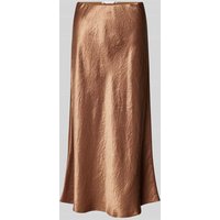MM Midirock in schimmerndem Design Modell 'ALESSIO' in Taupe, Größe 40 von MM