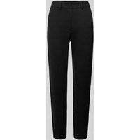 MM Slim Fit Stoffhose mit Eingrifftaschen Modell 'ADEPTO' in Black, Größe S von MM