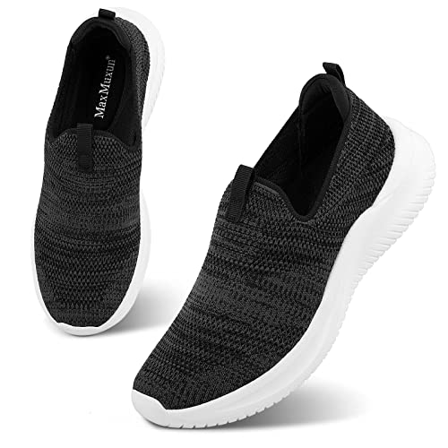 MaxMuxun Turnschuhe Damen Leicht Atmungsaktiv Sneaker Slip On Laufschuhe Fitness Mesh Sportschuhe rutschfest Outdoor von MaxMuxun