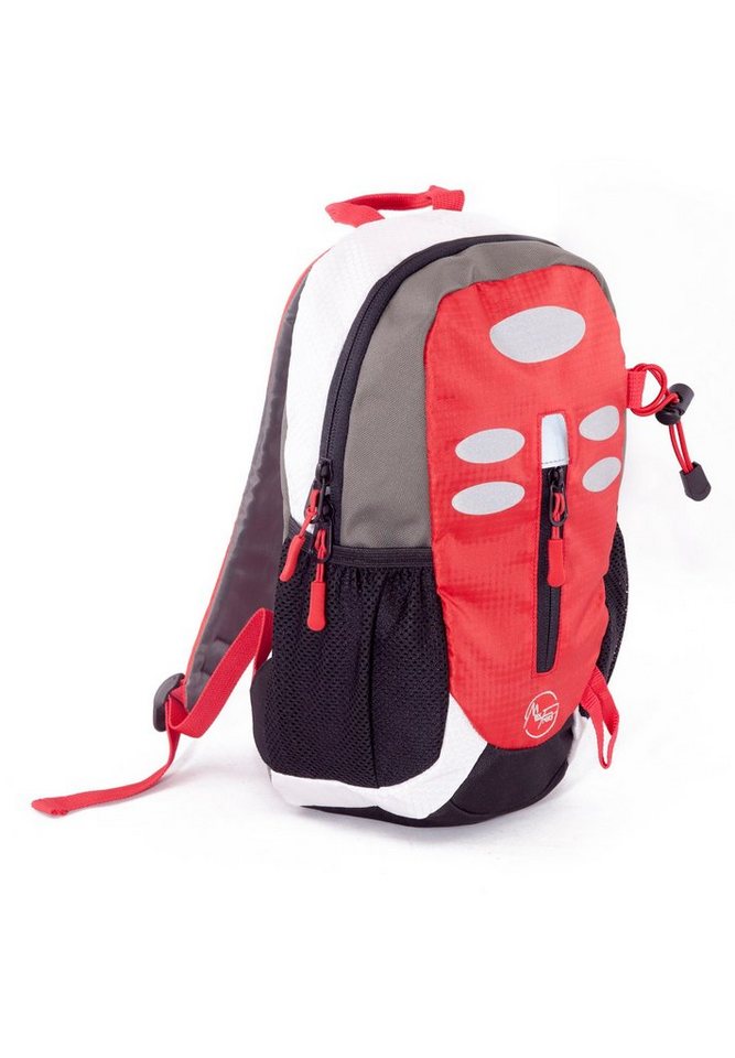 Maxfred Freizeitrucksack Kinderrucksack Mini Kids 12L, sehr leicht, Reflektoren, Namens- und Adressetikett, Tragegriff von Maxfred