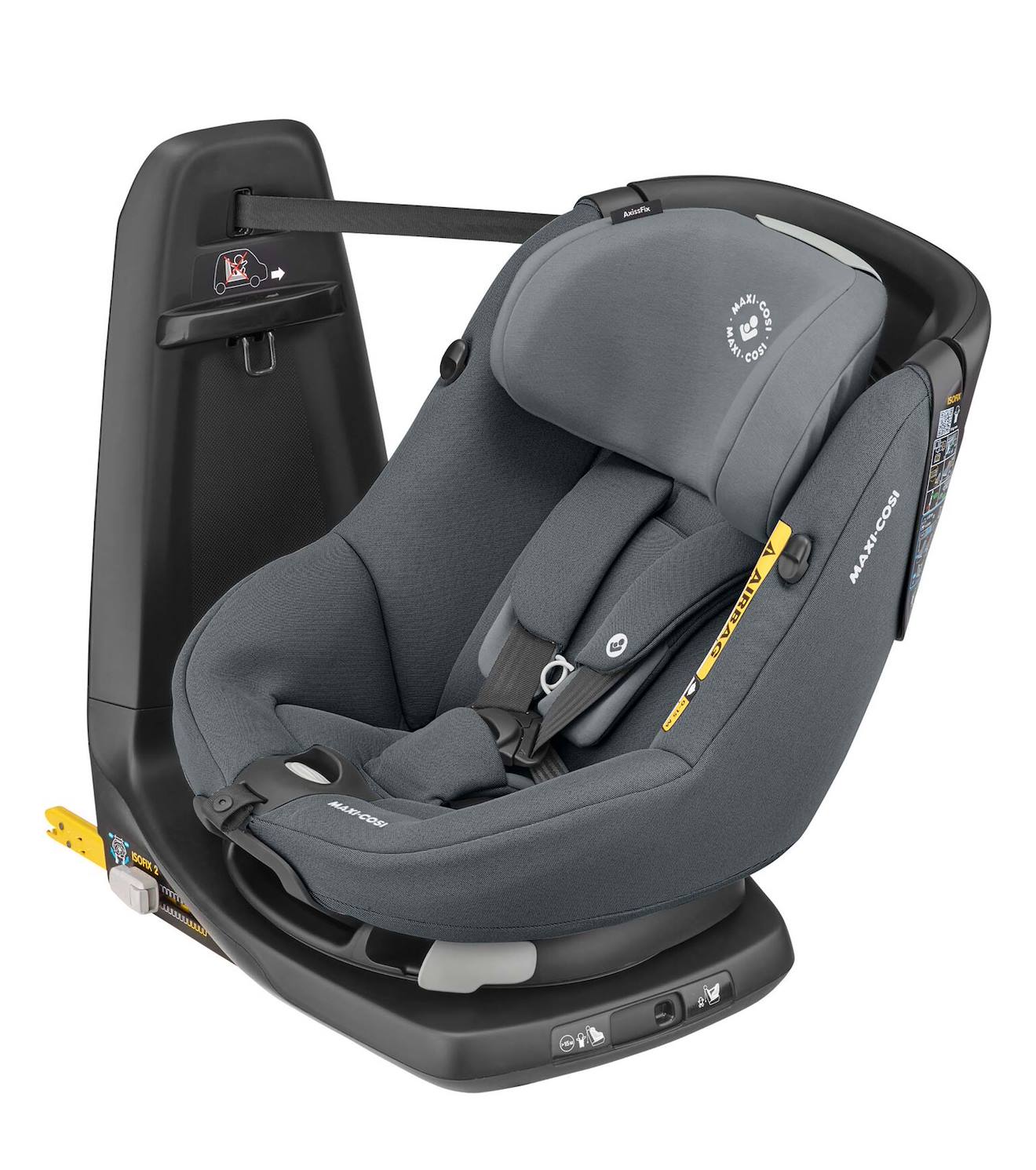 Drehbarer Autokindersitz mit Isofix – AXISSFIX authentic graphite von Maxi Cosi