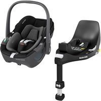 MAXI COSI Set Babyschale Pebble 360 Essential Black plus Basisstation FamilyFix 360 von Maxi Cosi