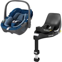 MAXI COSI Set Babyschale Pebble 360 Essential Blue plus Basisstation FamilyFix 360 von Maxi Cosi