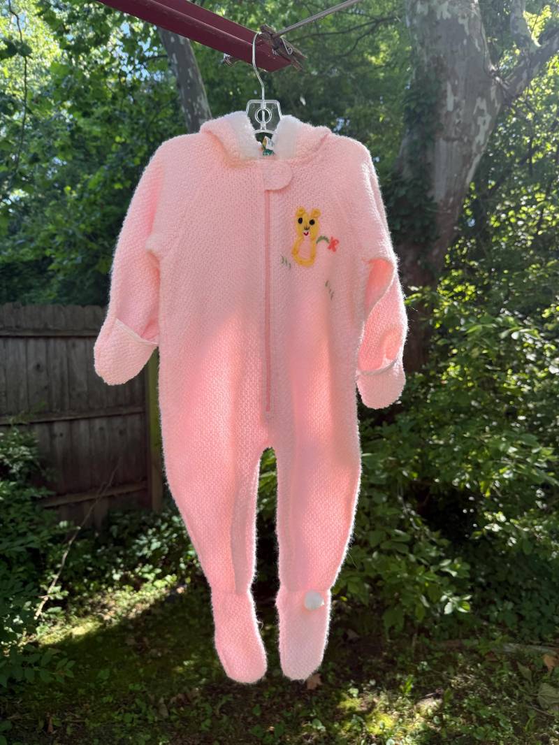 Vintage Baby Mädchen Winter Anzug Gr. 18 Monate Bis 2T von MaxiGirlShop