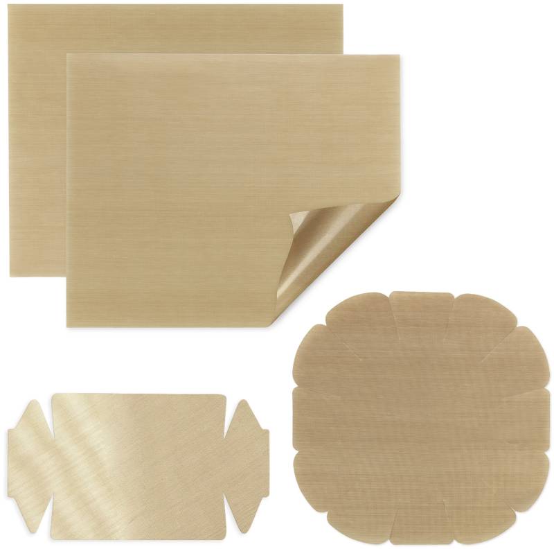 Maximex Backmatte "Antihaft-Zuschnitt" Kunststoff Set, 4 Stk. tlg. für runde und eckige Backformen, wiederverwendbar von Maximex