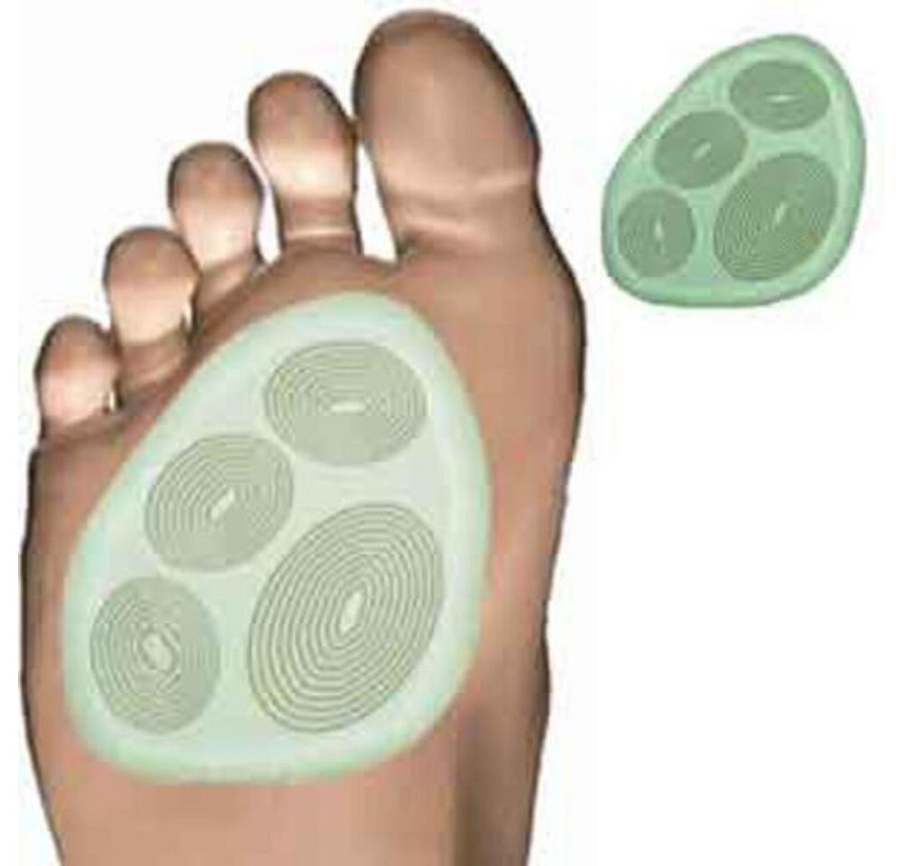 Maximex Fersenkissen Menthogel Vorfuß Einlege Kissen Fuß Polster Fußgesundheit 2 Stück (2-tlg) von Maximex