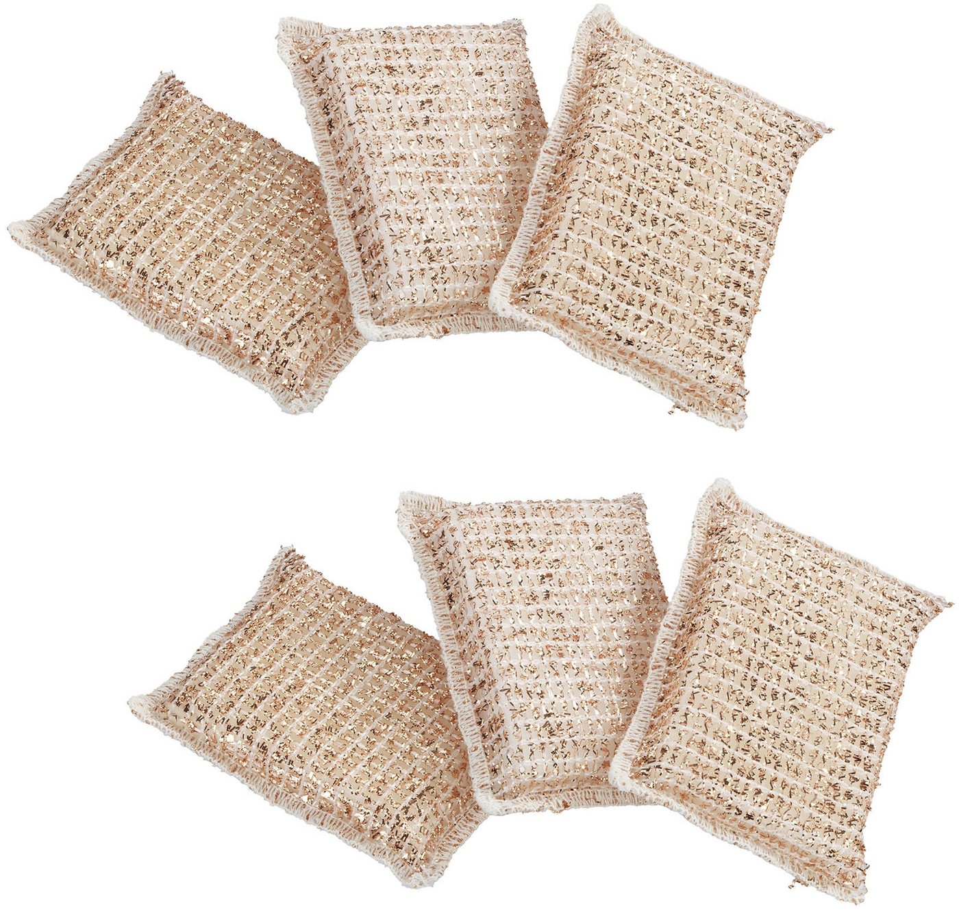 Maximex Reinigungsschwamm Kupferschwamm, entfernen schonend hartnäckigen Schmutz, Eingebranntes und Rost von Maximex