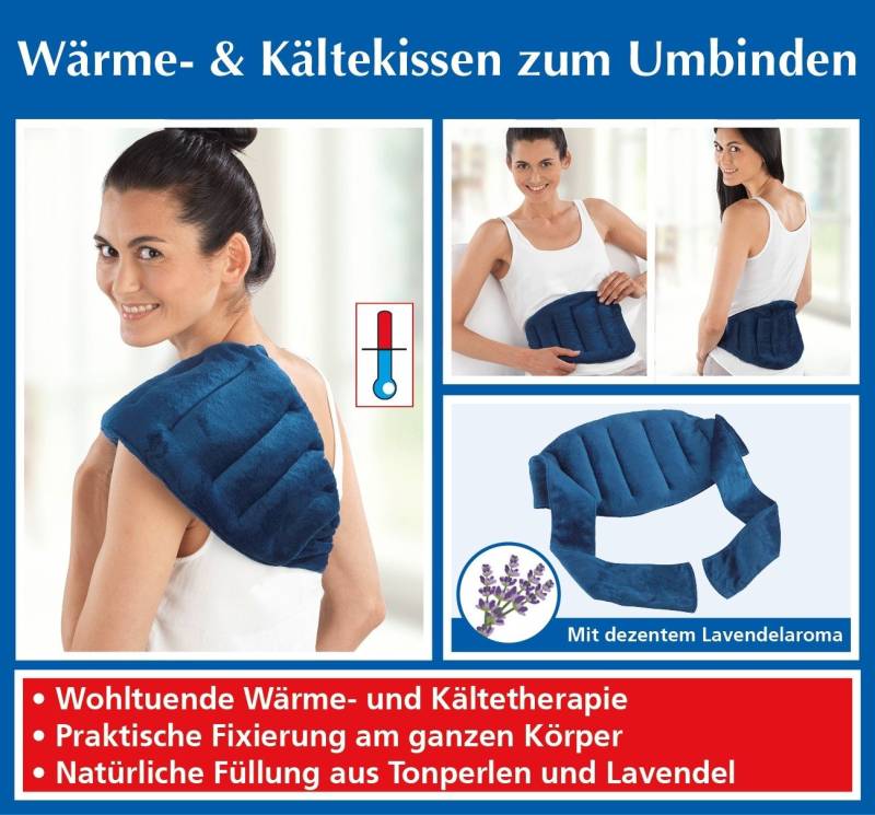 Maximex Thermo-Manschette Wärme und Kältekissen zum Umbinden B: 143 cm x H: 23 cm xT: 39 cm, (1-tlg) von Maximex