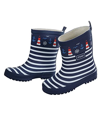 maximo Gummistiefel Maritim Bedruckt, Patch MXO 22 Navy von maximo