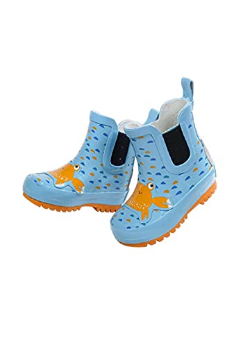 Kurzschaft Gummistiefel hoher Naturkautschukanteil in Aquablau, Mini Krabbe von MAXIMO 931500 (numeric_22) von maximo