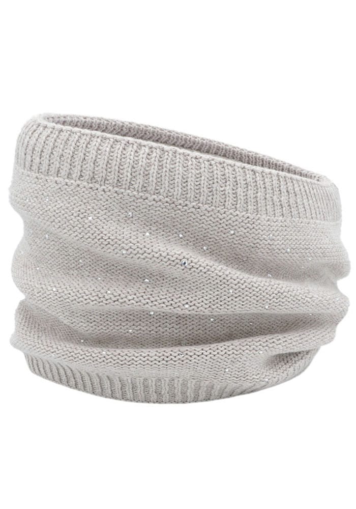 MAXIMO Loop Stricktube mit Glitzersteinen für Mädchen von Maximo