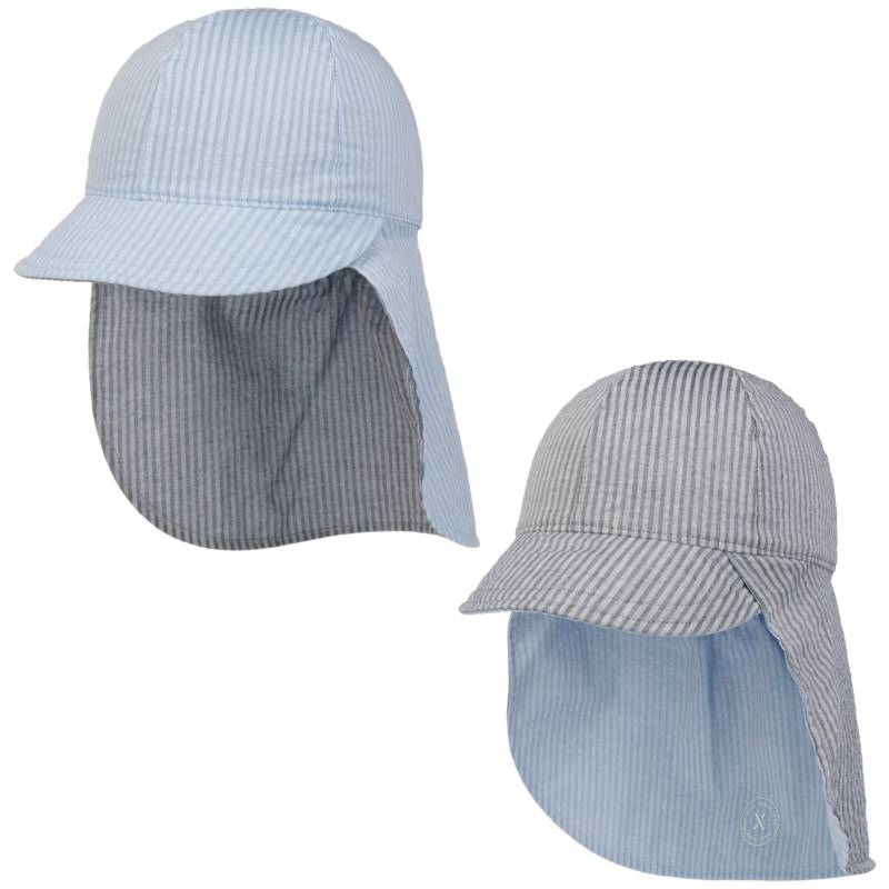 Twotone Stripes Kids Wendemütze by maximo von Maximo