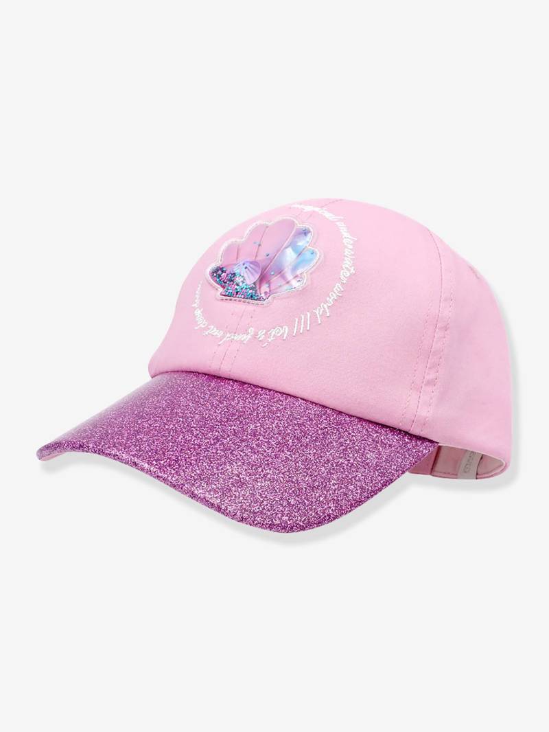 Mädchen Cap mit Glitzerschirm SHELL maximo lila von Maximo