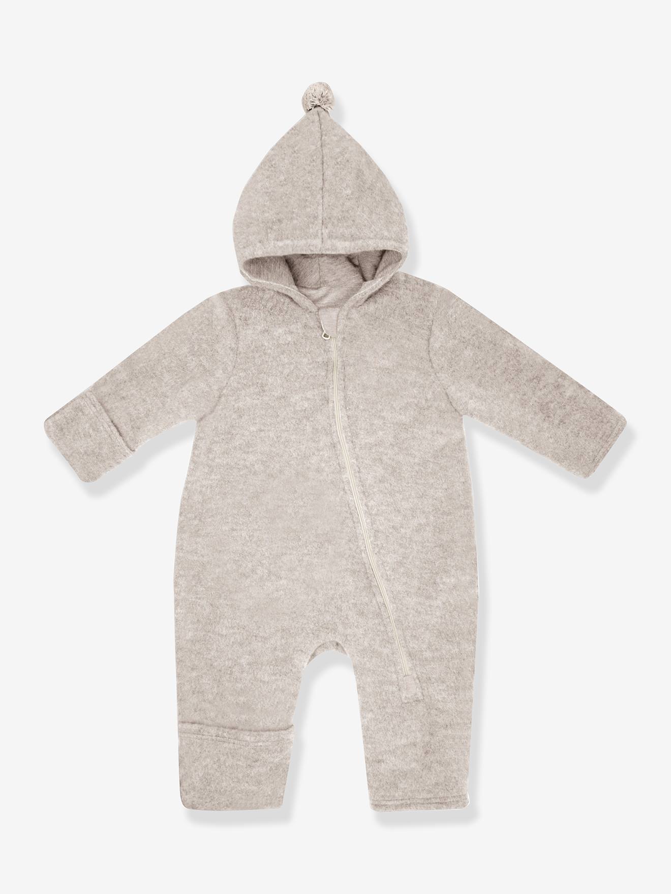 Overall Baby maximo aus Wolle und Bio-Baumwolle von Maximo