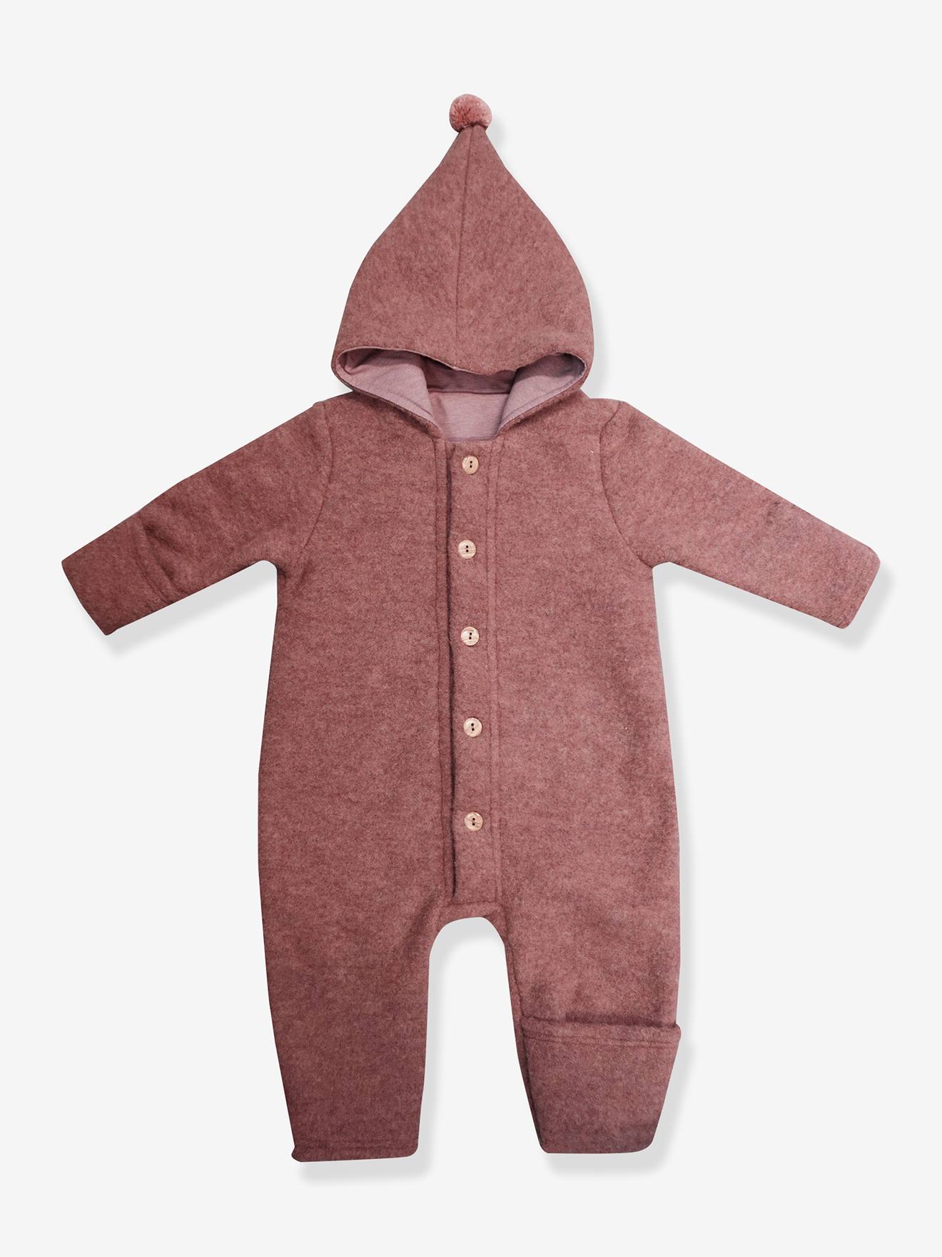 Overall Baby maximo aus Wolle und Bio-Baumwolle von Maximo