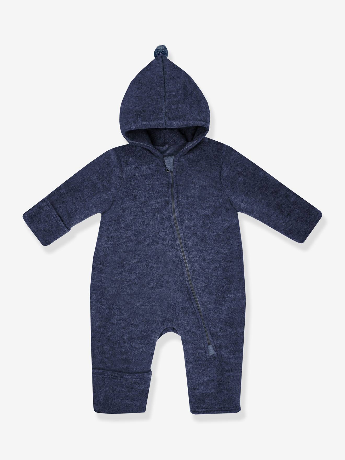 Overall Baby maximo aus Wolle und Bio-Baumwolle von Maximo