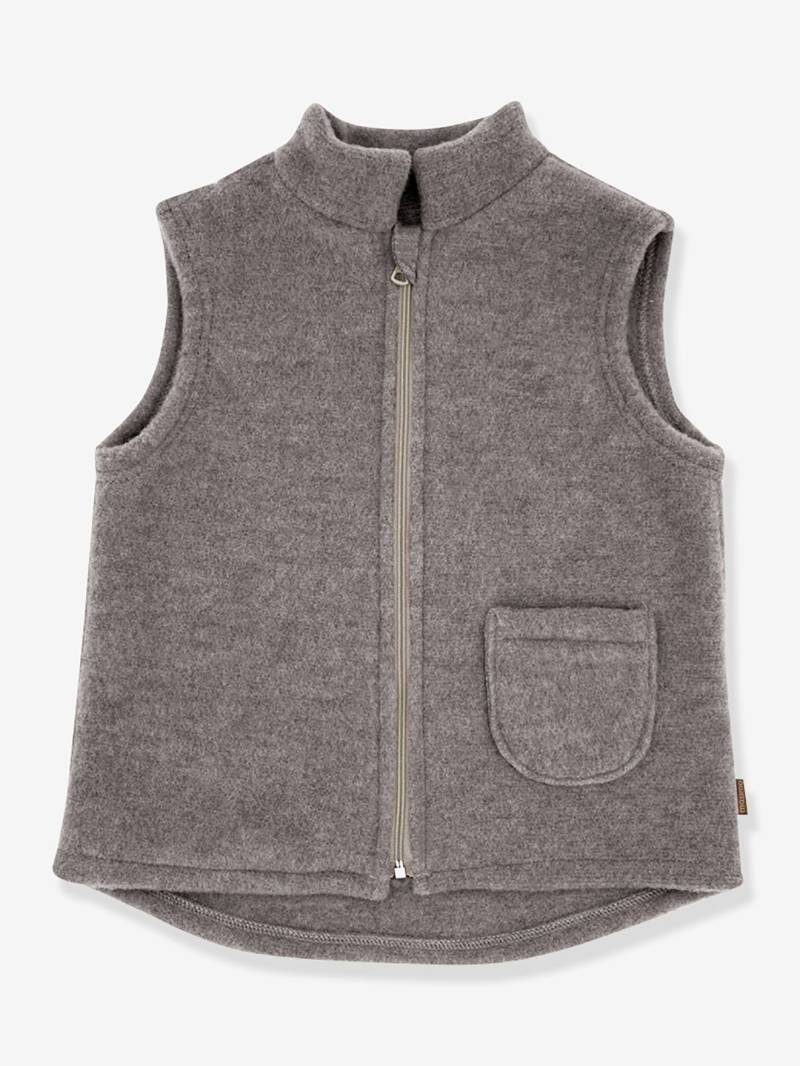 Weste aus Wollfleece Kinder maximo mit Bio-Baumwolle meliert Weste aus Wollfleece Kinder maximo mit Bio-Baumwolle meliert von Maximo